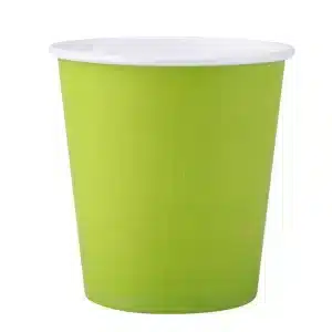 25 Pappbecher grün anis 20 cl