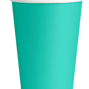 25 Pappbecher grünes Wasser 20 cl
