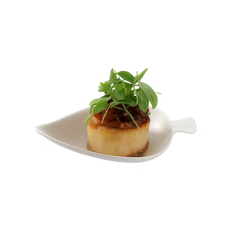 Verrine feuille biodégradable 9 x 6 cm par 50
