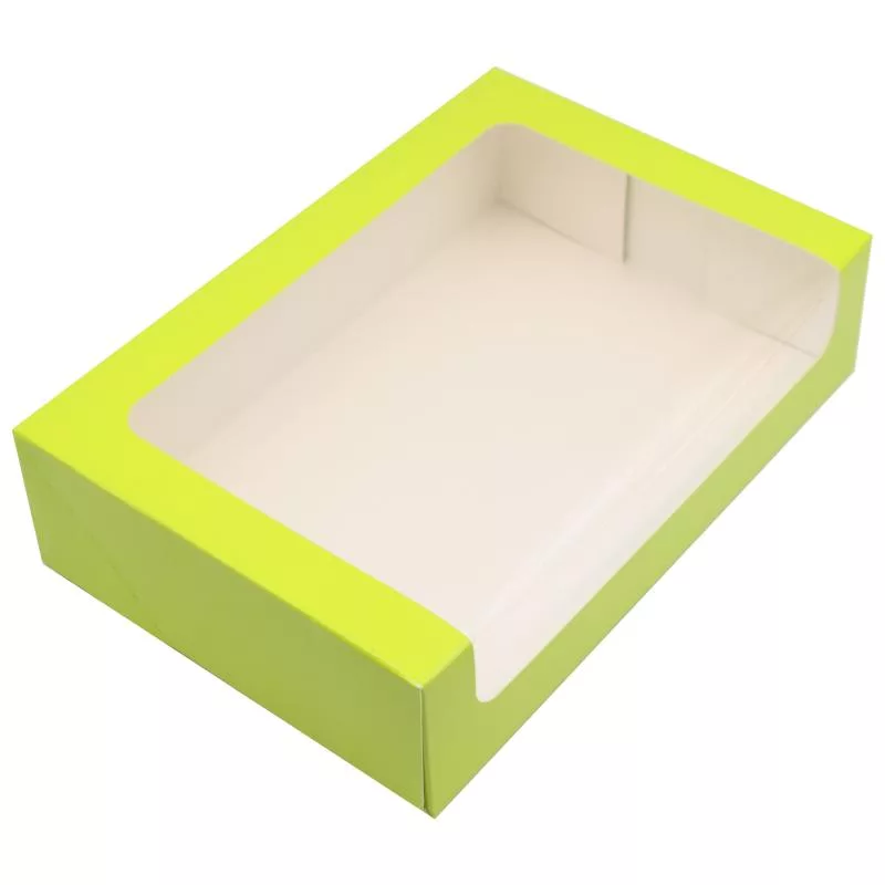 Green box for 25 cardboard macaroons