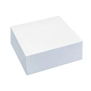 Boites pâtissières blanches 26x5cm