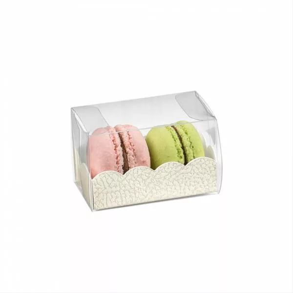 Étui macaron PVC 80 x 50 x 50 mm