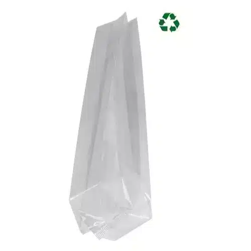 50 sachets diamant transparents 65+ (4 soufflets de 30 mm) x 400 mm