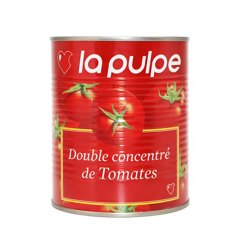 Double Concentrated Tomato Paste 28 Brix in 4/4 Can