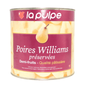 3/1 lata de medias peras Williams en conserva, calidad pastelera