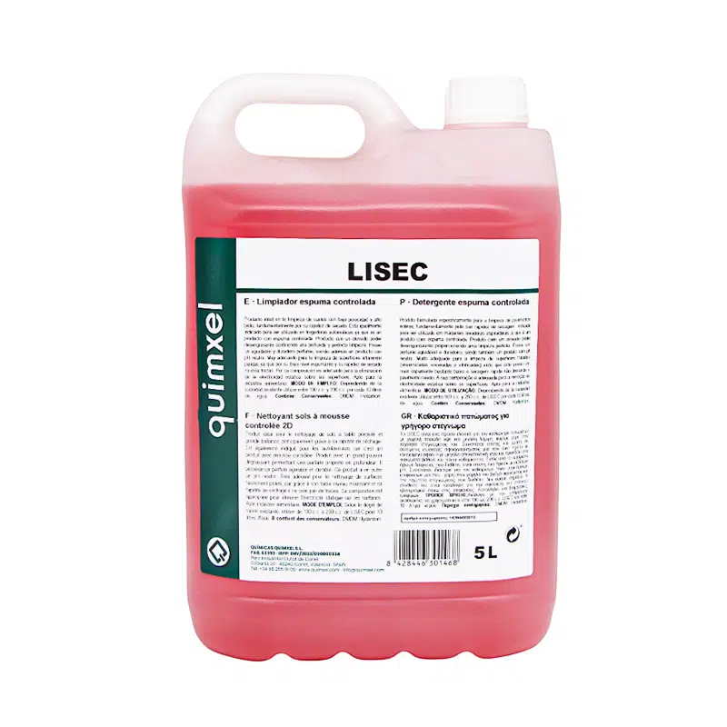 Produto de limpeza neutro de baixa porosidade para pavimentos com espuma controlada 2D 5L