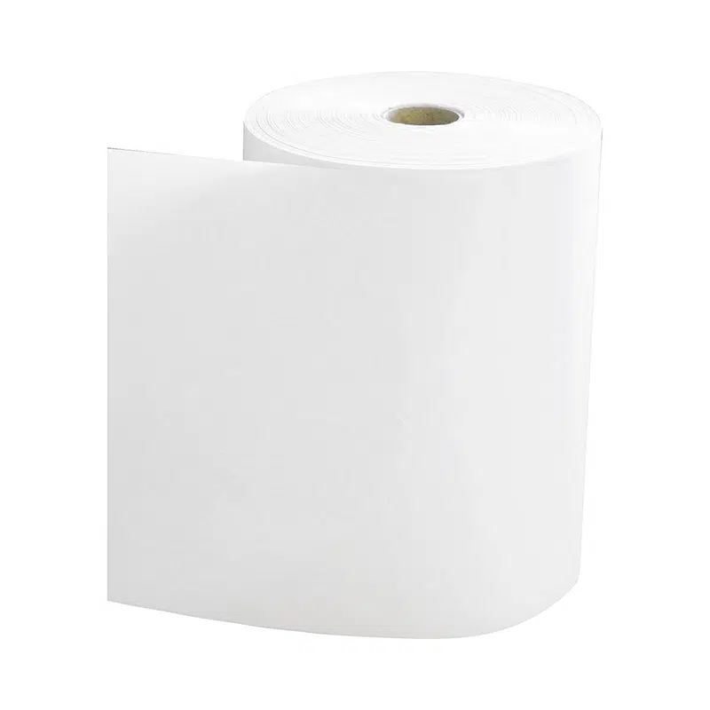 Bobine thermoscellable blanche sans impression 50 cm de laize 10 kg