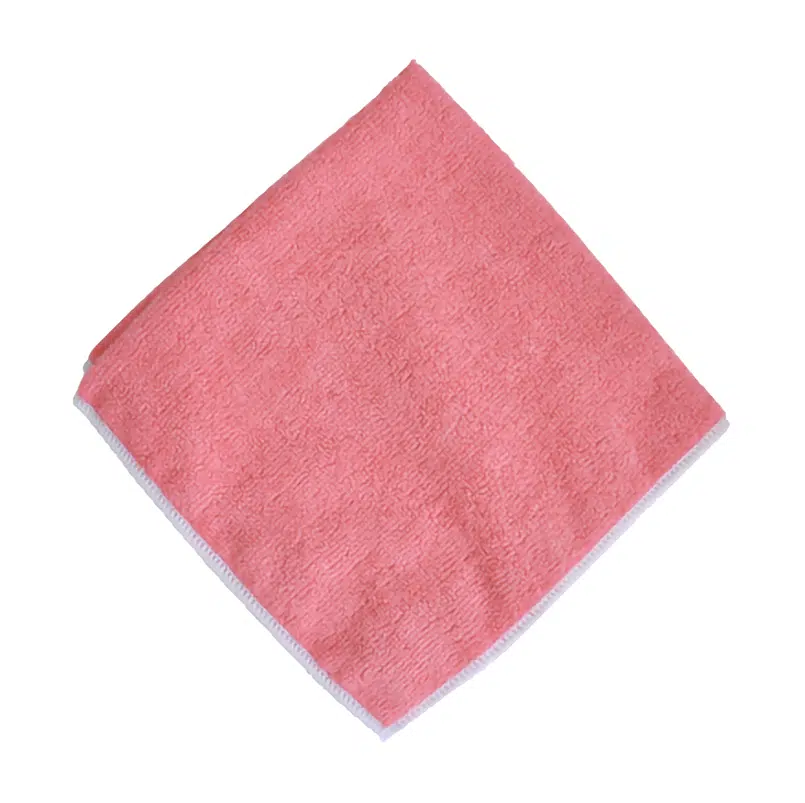 Lavette microfibre rose 38 x 38 cm par 5