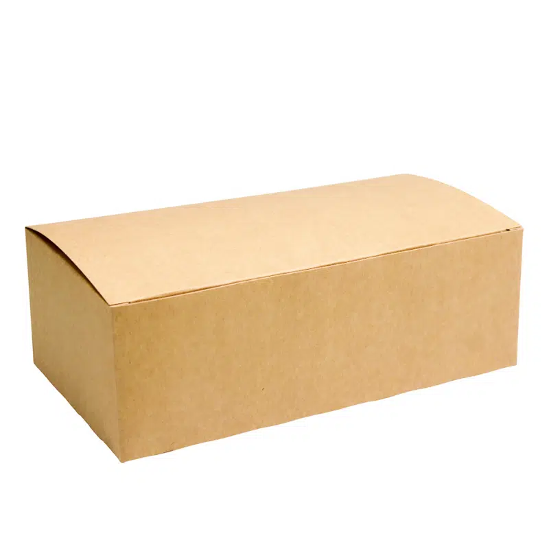 Take-away cardboard nugget box 228 x 124 x 78 mm, 50 pcs.
