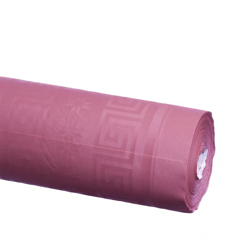 Tischdecke aus Damastpapier in Bordeaux von der Rolle 1,20 x 25 m