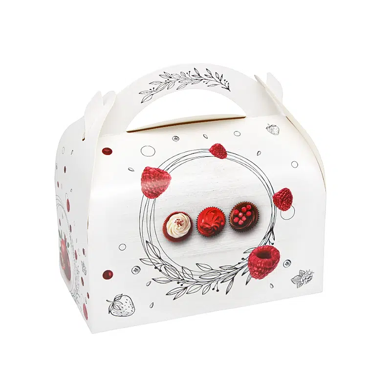 Patisserie-Kiste mit Griff Morgan farbig 10 x 18 x 7 cm per 50