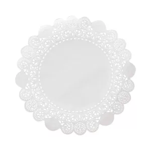Dentelle ronde blanche
