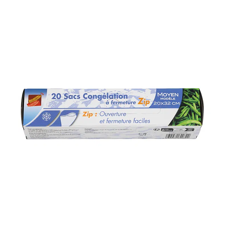 Zip lock freezer bag 40 microns 20 x 32 cm per 20