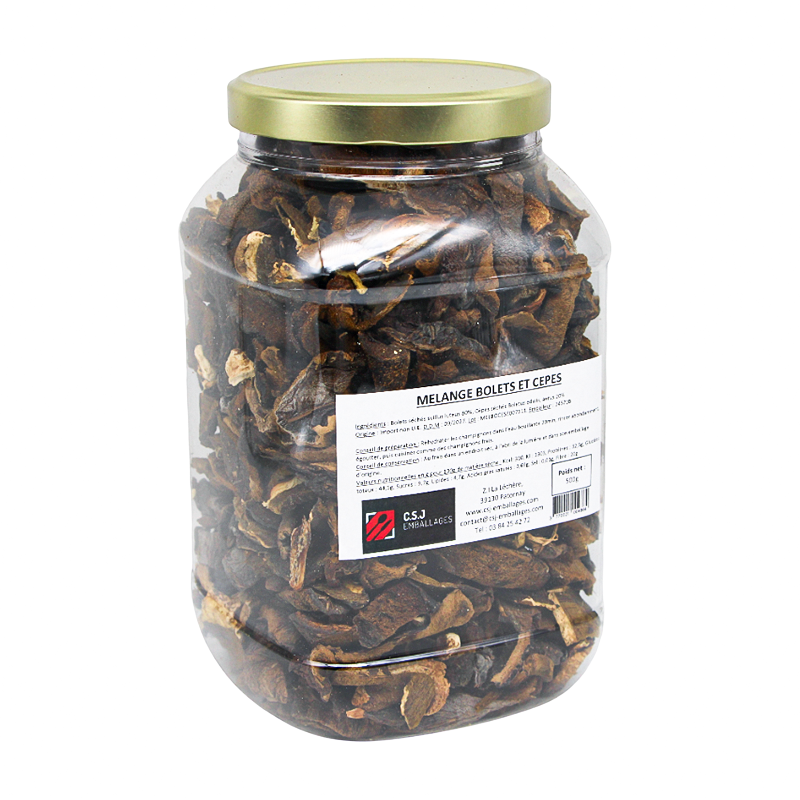 Mélange bolets et cèpes séchés