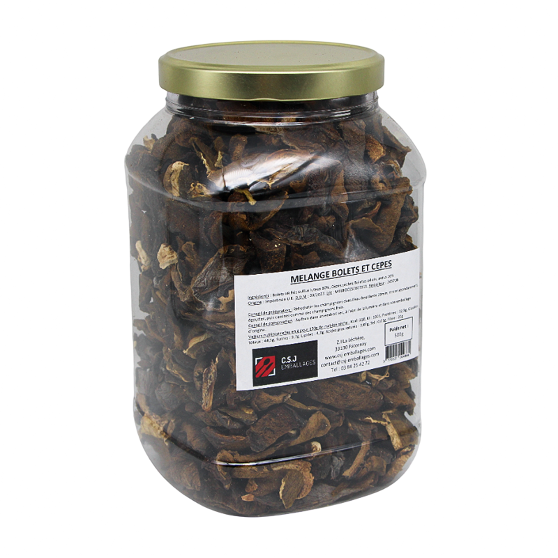 Mélange bolets et cèpes séchés