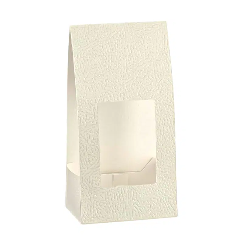Boite confiseries carton ivoire 110 x 65 x 200 mm par 20