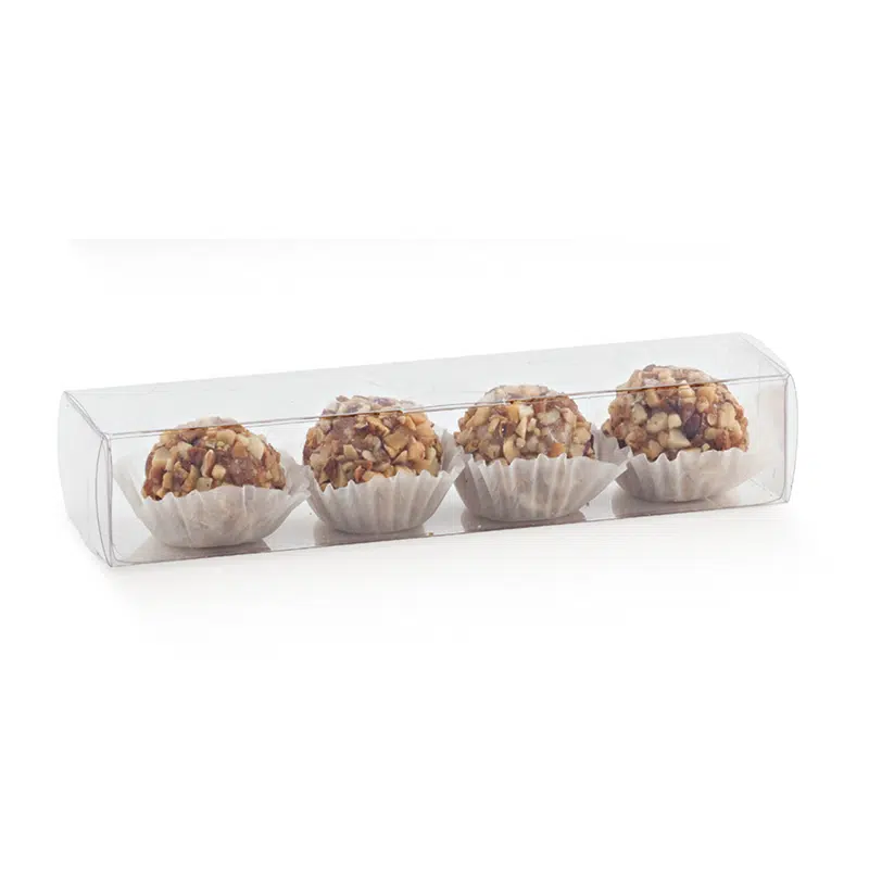Étui macarons PET 160 x 40 x 30 mm par 10