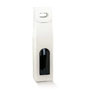 Étui à bouteille blanc