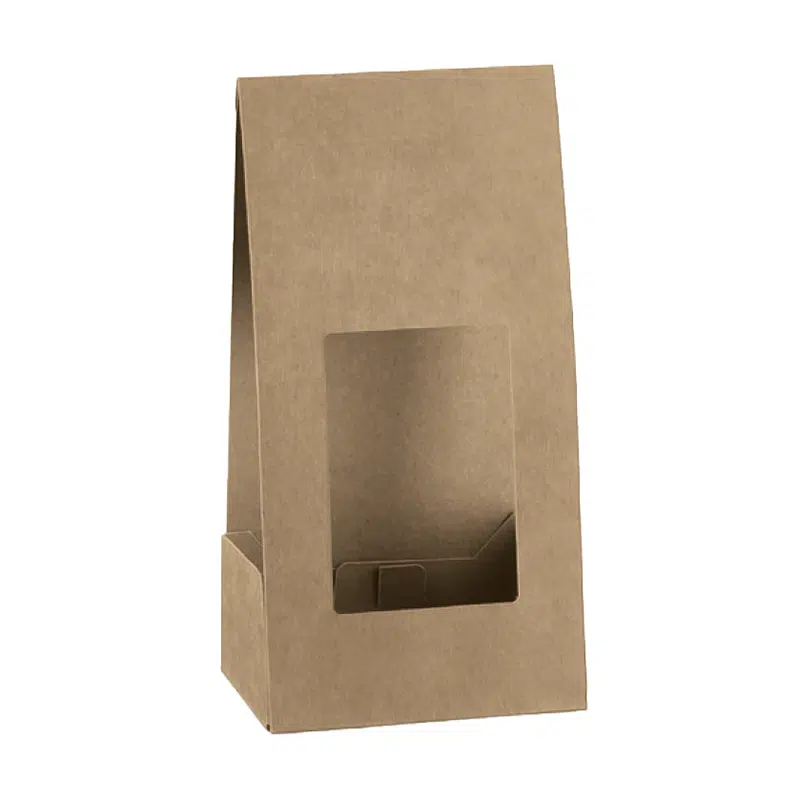Boite sachet confiseries carton kraft 110 x 65 x 200 mm par 10