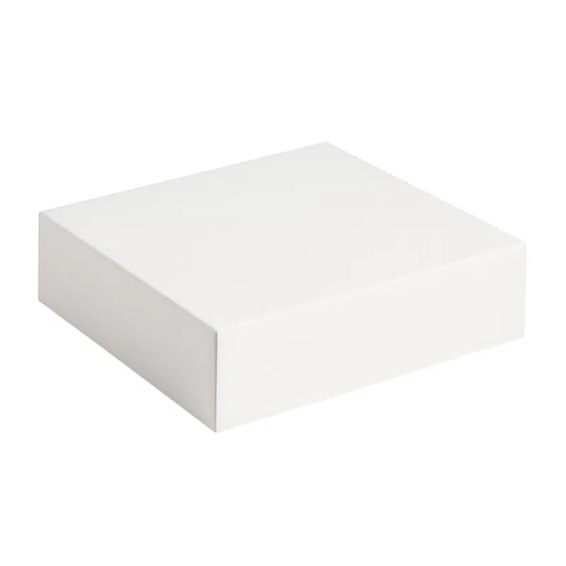 Caixa de pastelaria branca à l'unité
