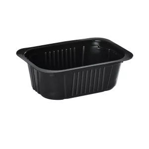 Barquette scellable noire