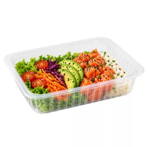 Barquette Scellable Plastique 750 ml – Micro-ondable – Lot de 100