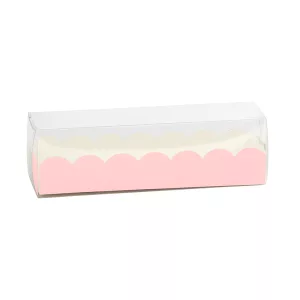 Étui macarons rose pastel