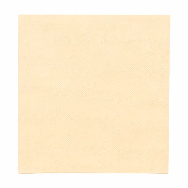 Servilleta marfil microgofre 38 x 38 cm en paquetes de 40