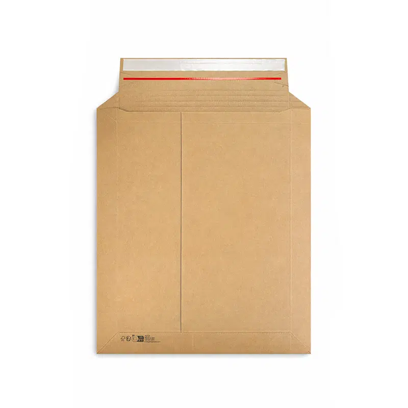 Cardboard envelope, top opening, 32 x 38.2 cm, 390 g/m2, pack of 100