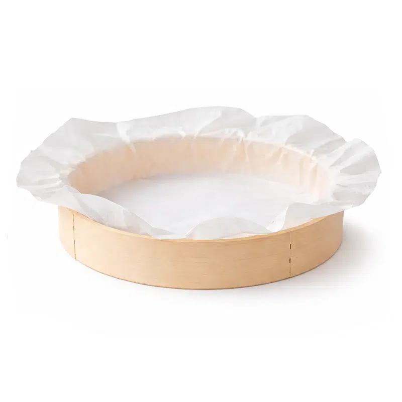 Forma de madeira para cozedura 700 ml com papel por 10