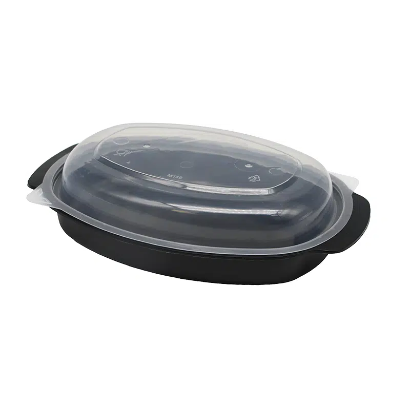 Lunch box + coperchio MARMI’BOX nero in plastica 600 ml da 25