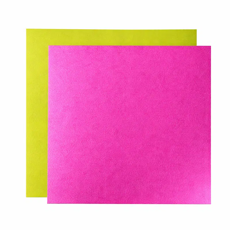 Supports gâteaux anis / fuchsia carrés