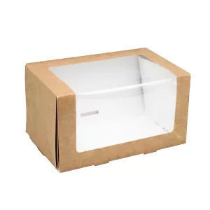 Boite carton fenêtre