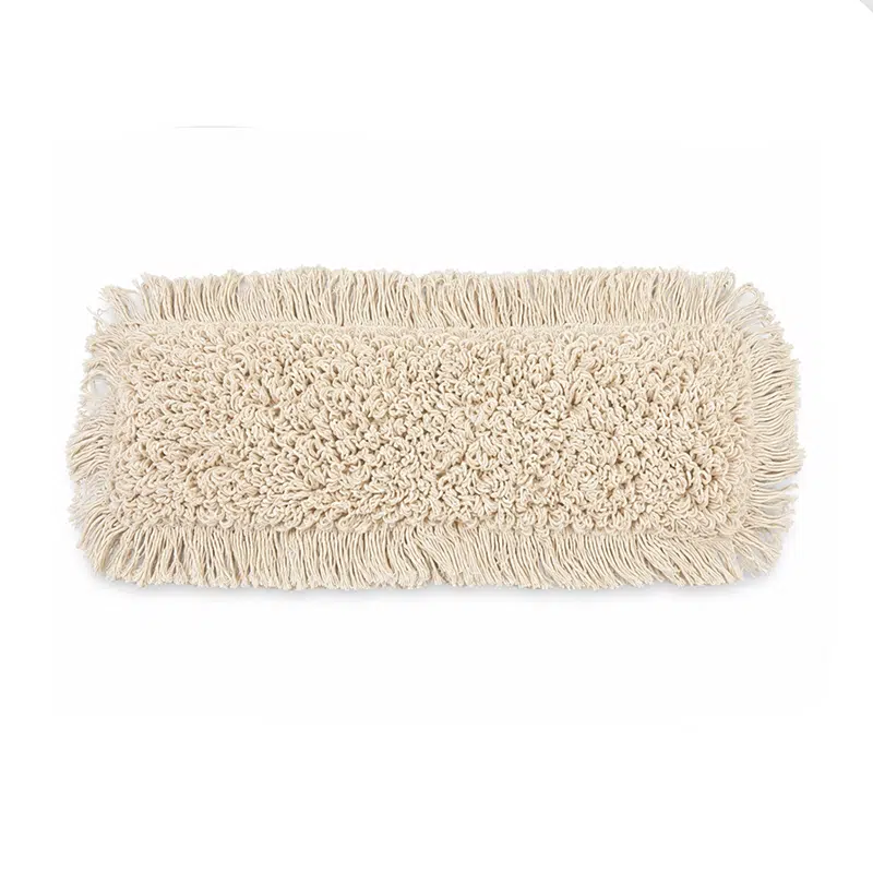 Baumwollmop 40 cm Tasche und Lasche mit Loch