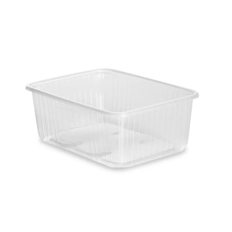 1000 ml plastic microwaveable tray, 50 pcs.