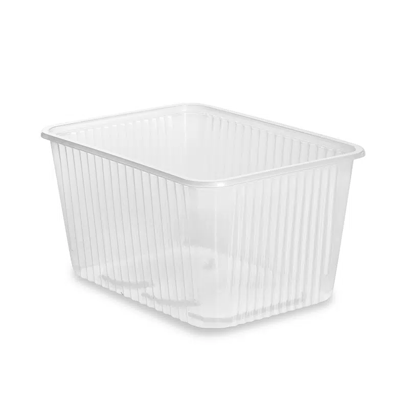 1500 ml plastic microwavable tray, 50 pcs.
