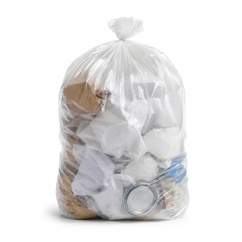 Transparent garbage bag 110 liters 42 µm per 25