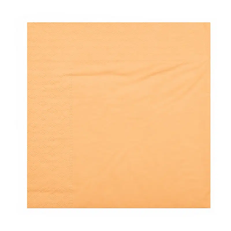 Guardanapo salmão 2 folhas 38 x 38 cm emb. 100