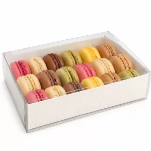 Boite coffret carton ivoire 155 x 115 x 40 mm par 10