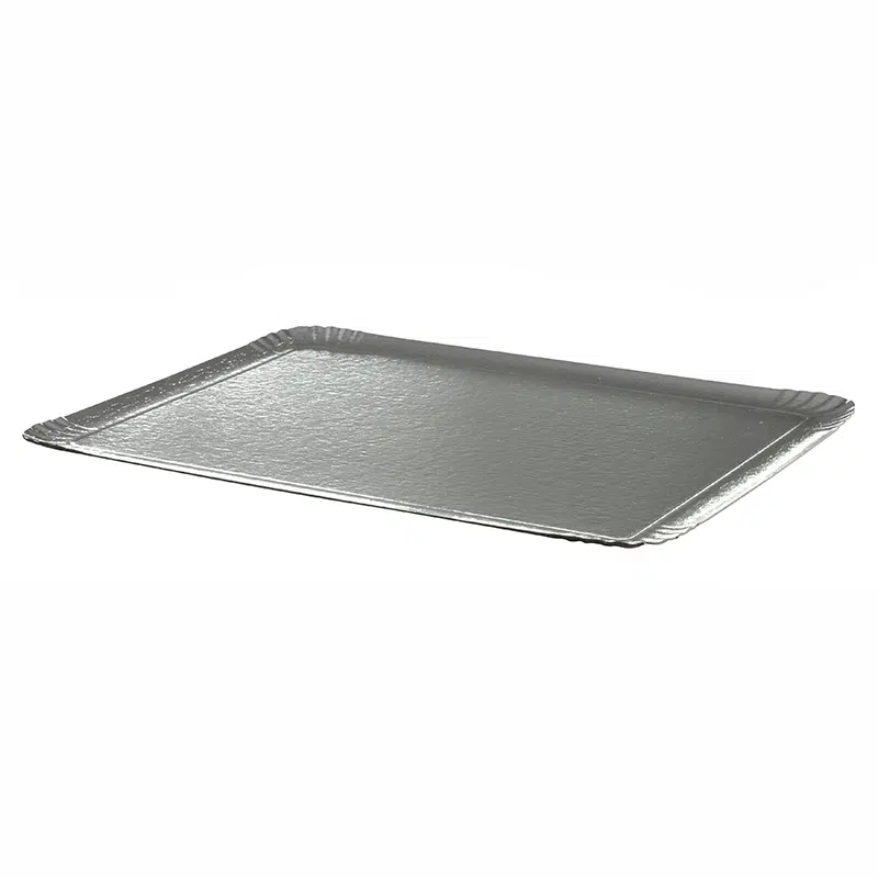 Catering-Tablett silber 32 x 42 cm 25er Pack
