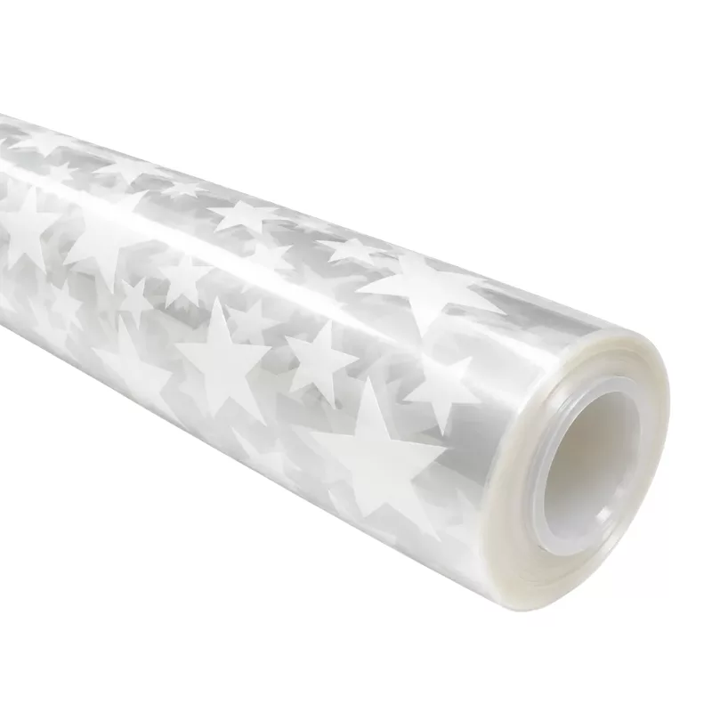 Rouleau de film polypro motif étoile 0.70 x 50 m
