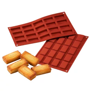 Moule à mini financiers en silicone 20 empreintes – 49 × 26 × 11 mm