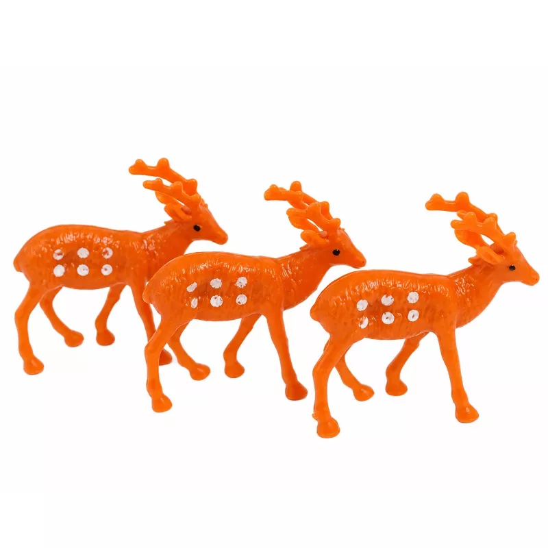 Décoration bûche mini cerfs par 144