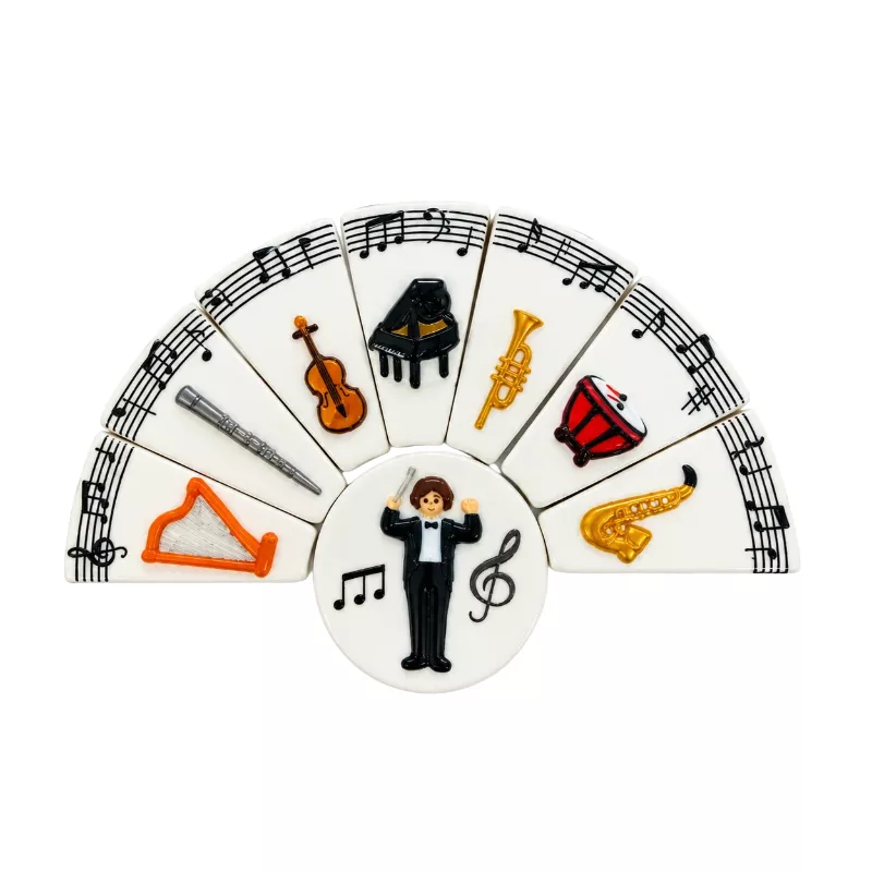 Fèves note musicali (set da 100)