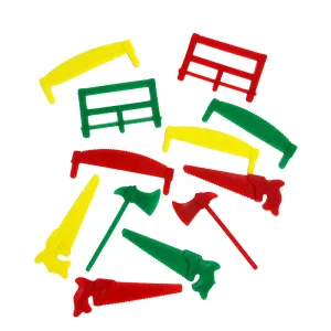Décoration bûche mini outils par 100