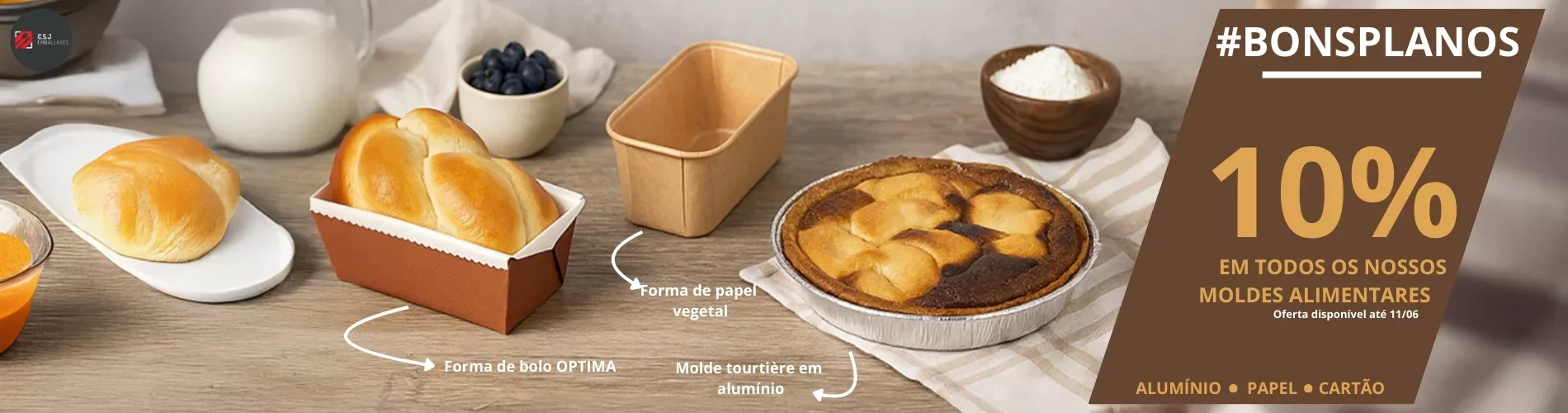 Bannière portugais moules